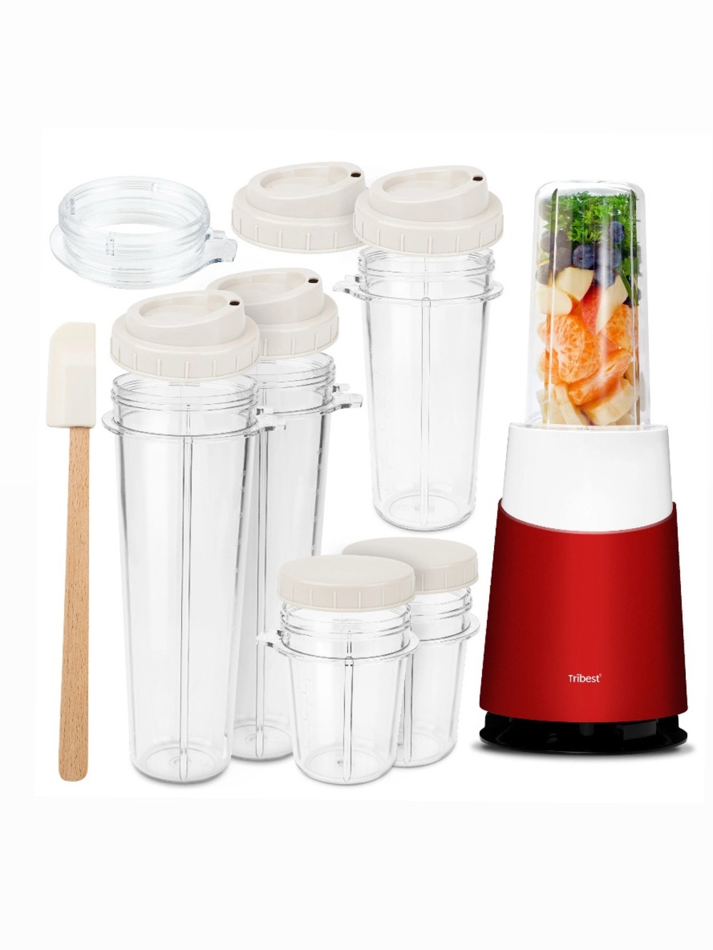 NIB Personal Blender II® Mason Jar Ready (Family 16-Piece Set)
